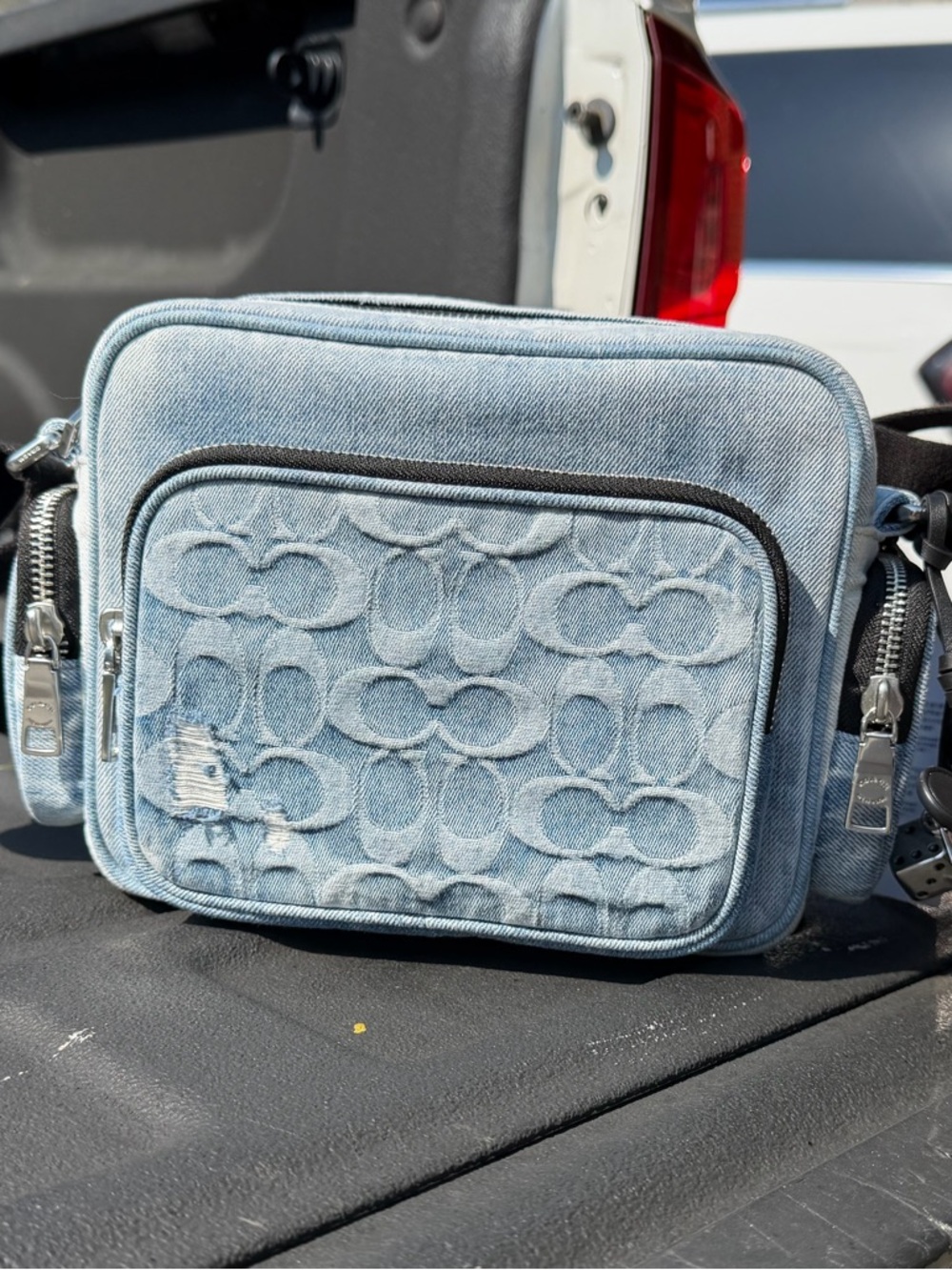 Coach Fletcher bag in Loved Denim BRAND NEW